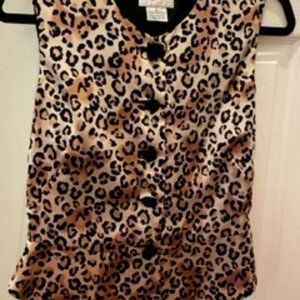 Leopard vest